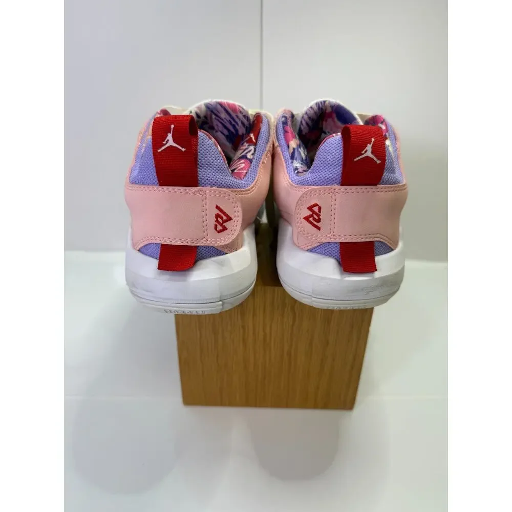 Nike Jordan One Take 4 SE Pink White Lavender Basketball Sneakers Girls 6Y